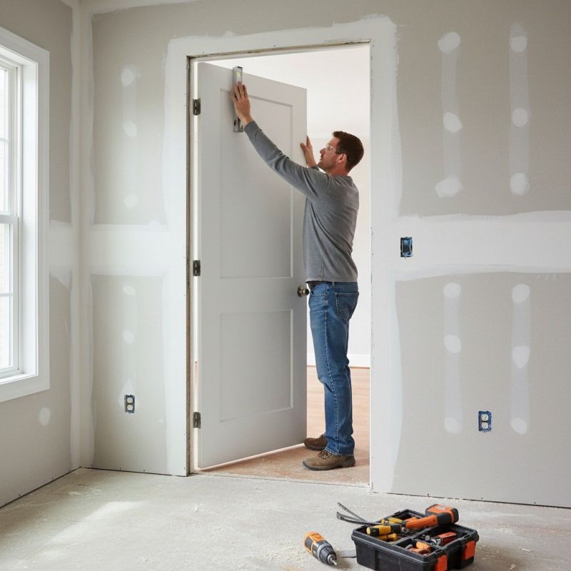 Closet Door Installation detail