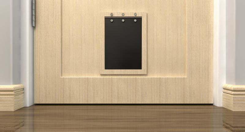 Dog Door Installation detail