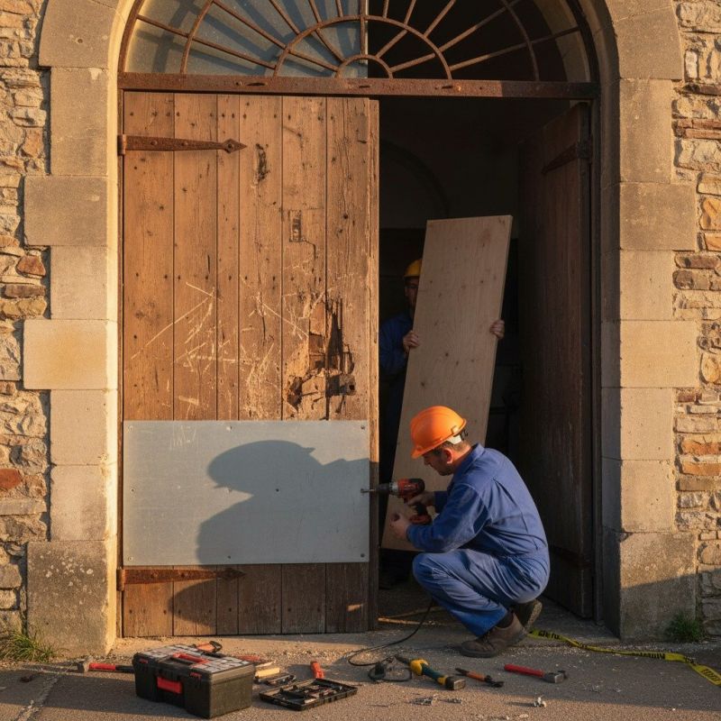 Exterior Door Repair detail