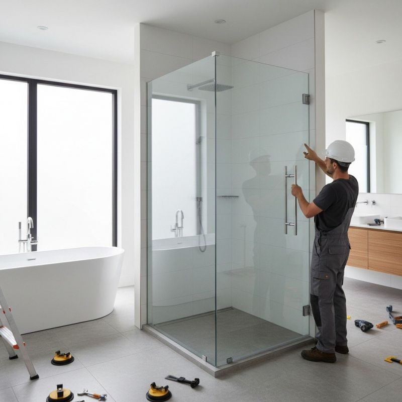 Glass Shower Door Replacement detail