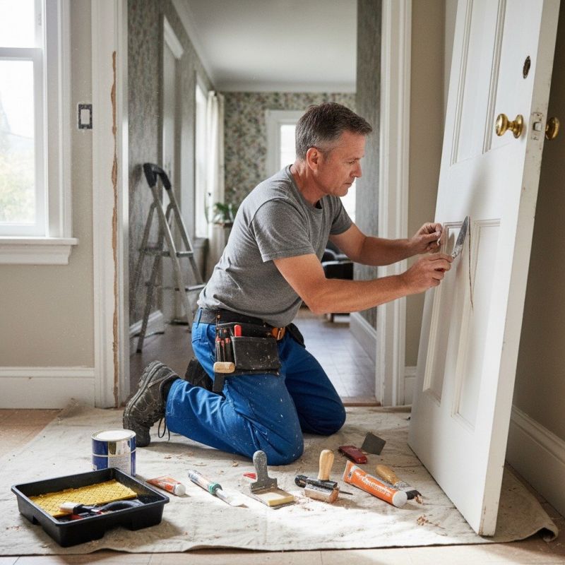 Interior Door Repair detail