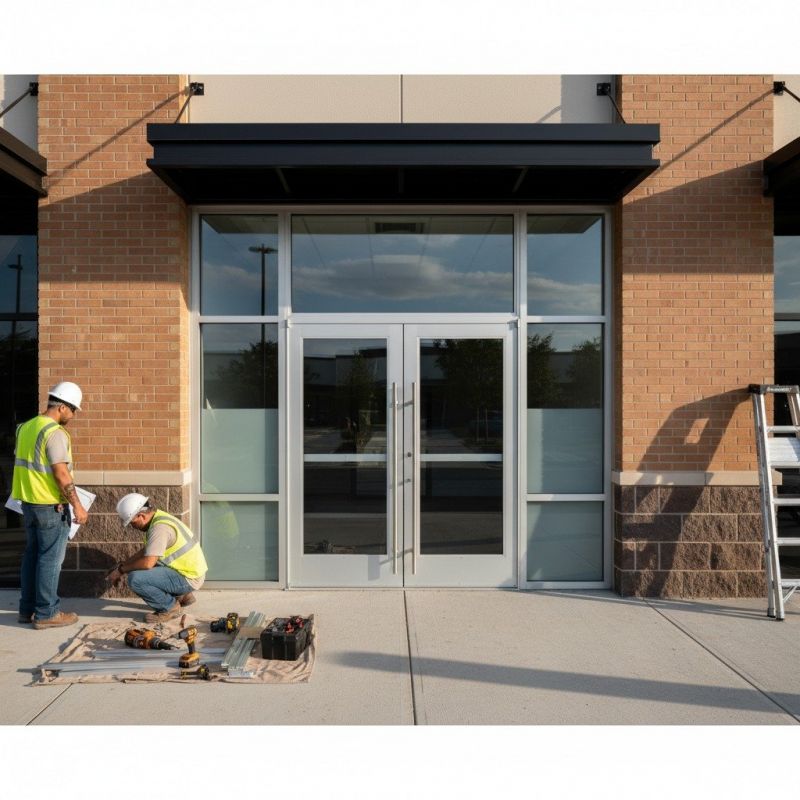 Office Door Installation detail