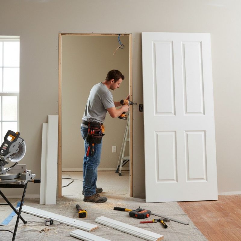 Pantry Door Installation detail