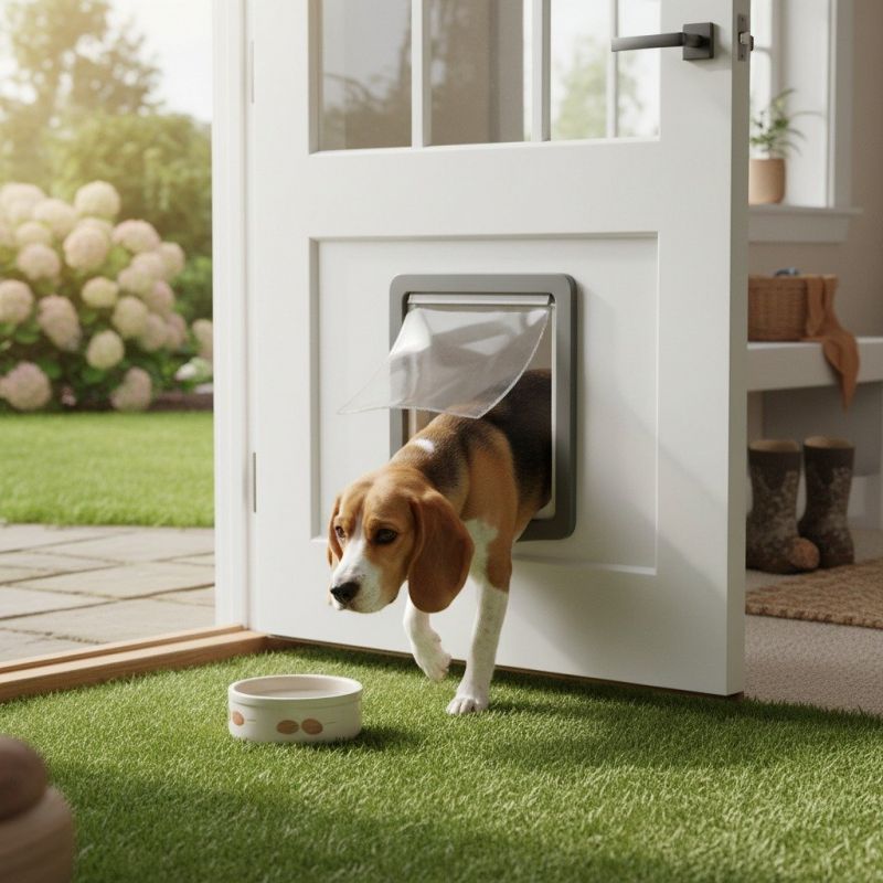 Pet Door Installation detail