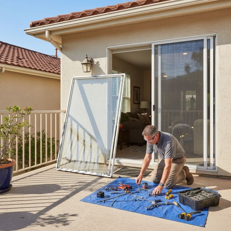 Pocket Door Repair detail