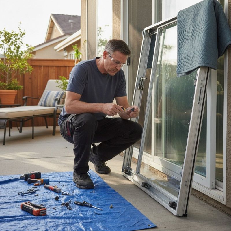Pocket Door Repair detail