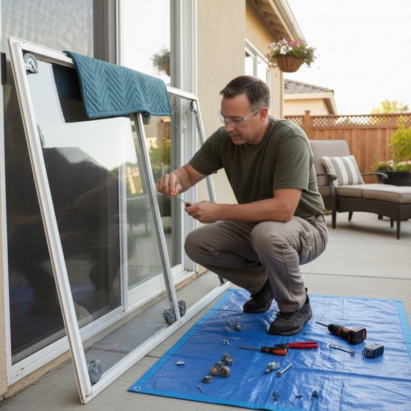 Pocket Door Repair detail