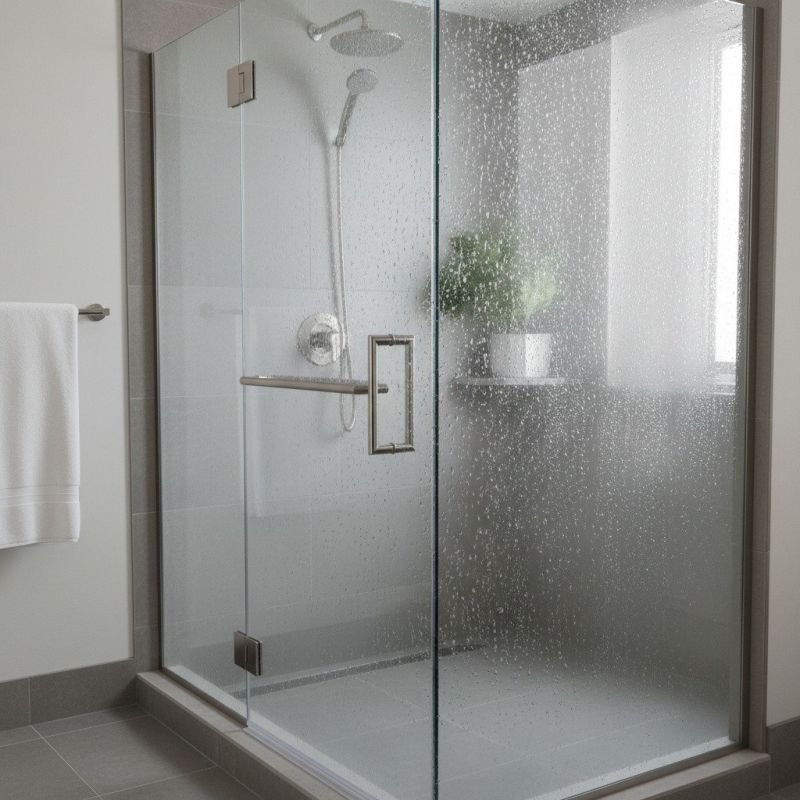 Shower Door Installation detail