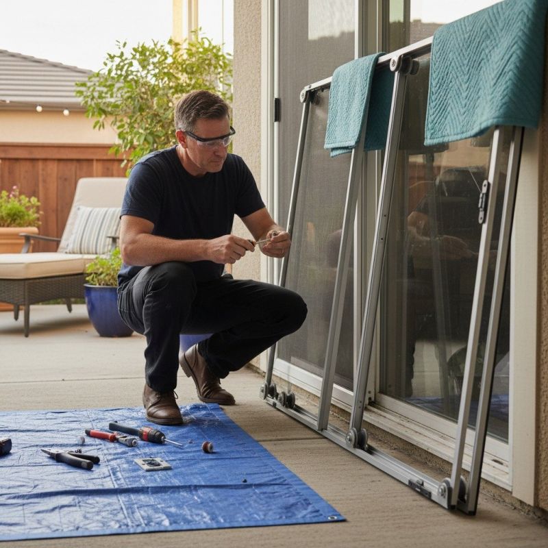 Sliding Door Repair detail