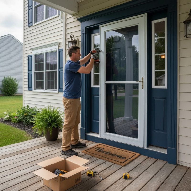 Storm Door Replacement detail